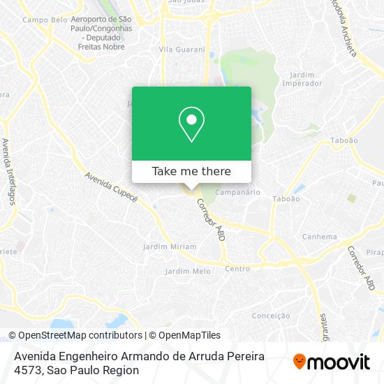 Mapa Avenida Engenheiro Armando de Arruda Pereira 4573