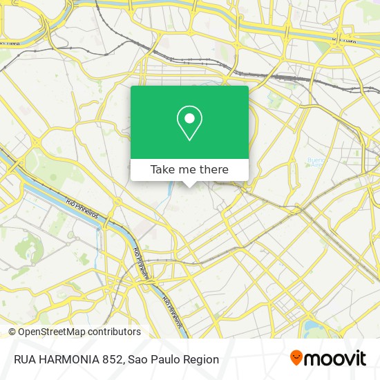 Mapa RUA HARMONIA 852