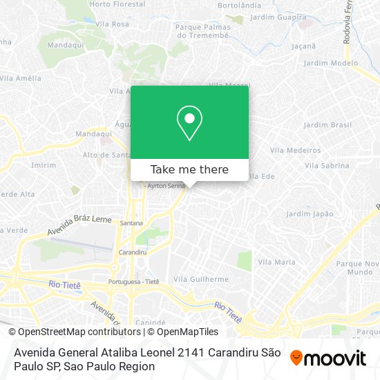 Avenida General Ataliba Leonel  2141   Carandiru   São Paulo   SP map