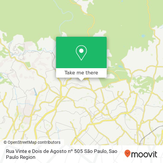 Rua Vinte e Dois de Agosto nº 505  São Paulo map