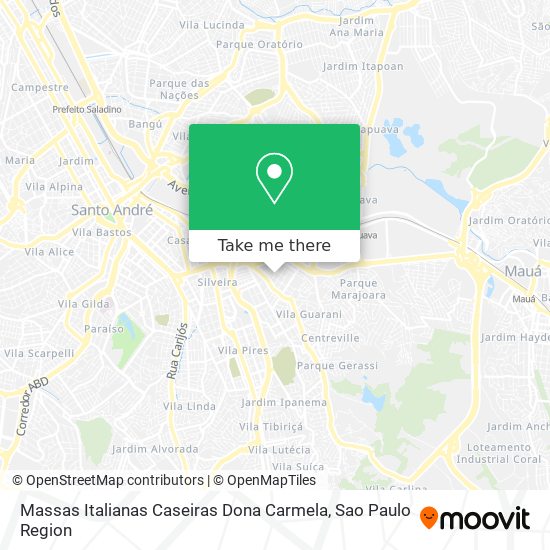 Massas Italianas Caseiras Dona Carmela map