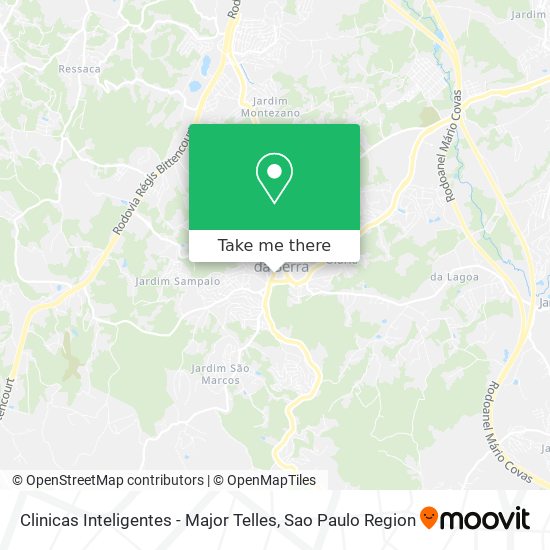 Clinicas Inteligentes - Major Telles map