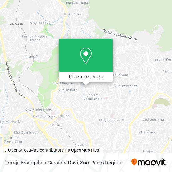 Igreja Evangelica Casa de Davi map