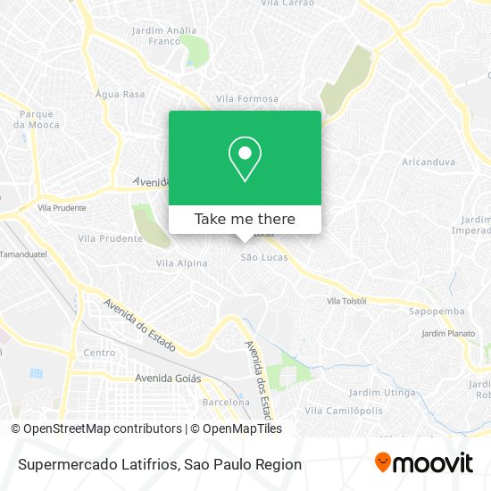 Supermercado Latifrios map