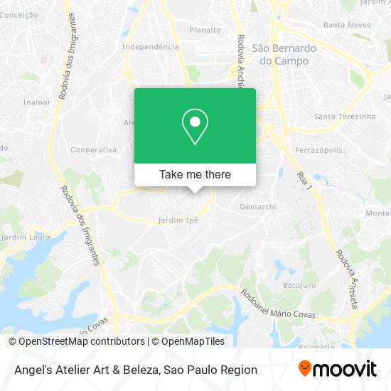 Angel's Atelier Art & Beleza map