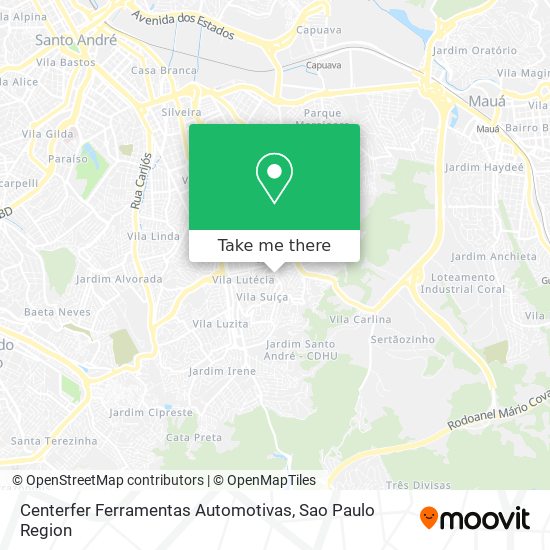 Centerfer Ferramentas Automotivas map