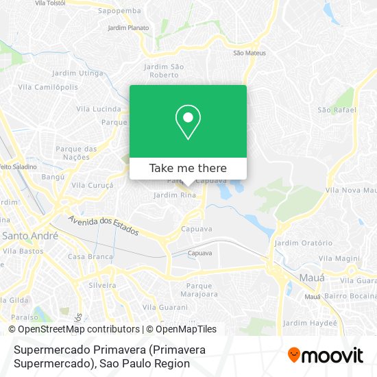 Supermercado Primavera map
