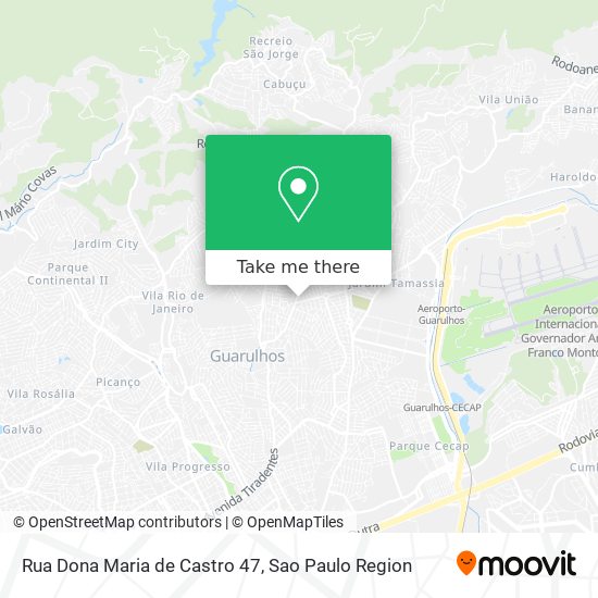Rua Dona Maria de Castro 47 map