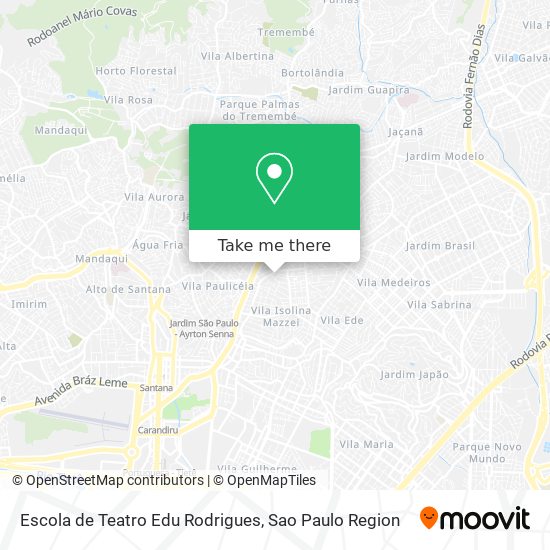 Escola de Teatro Edu Rodrigues map