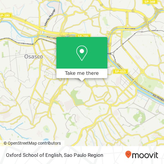Mapa Oxford School of English