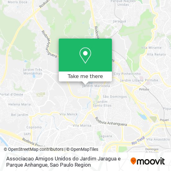 Associacao Amigos Unidos do Jardim Jaragua e Parque Anhangue map