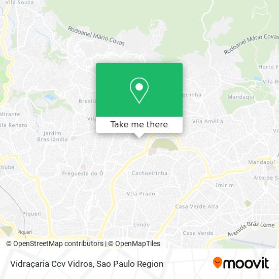 Vidraçaria Ccv Vidros map