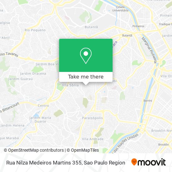 Rua Nilza Medeiros Martins 355 map