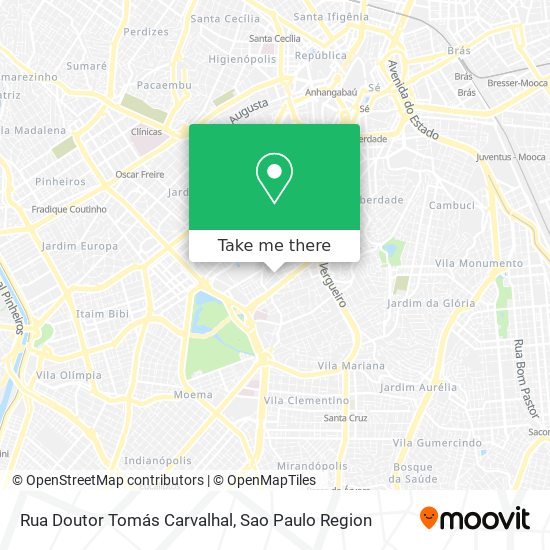 Rua Doutor Tomás Carvalhal map