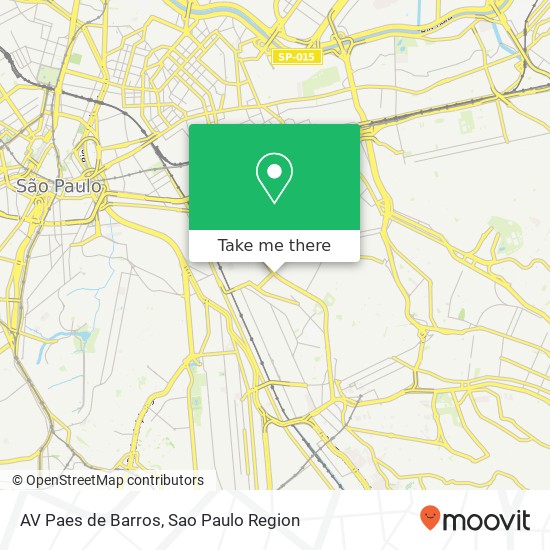 AV Paes de Barros map