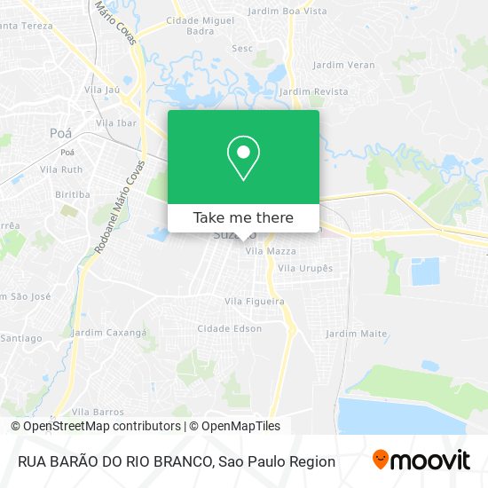 RUA BARÃO DO RIO BRANCO map