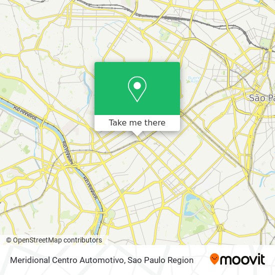 Meridional Centro Automotivo map