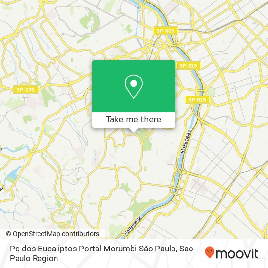 Pq dos Eucaliptos Portal Morumbi São Paulo map