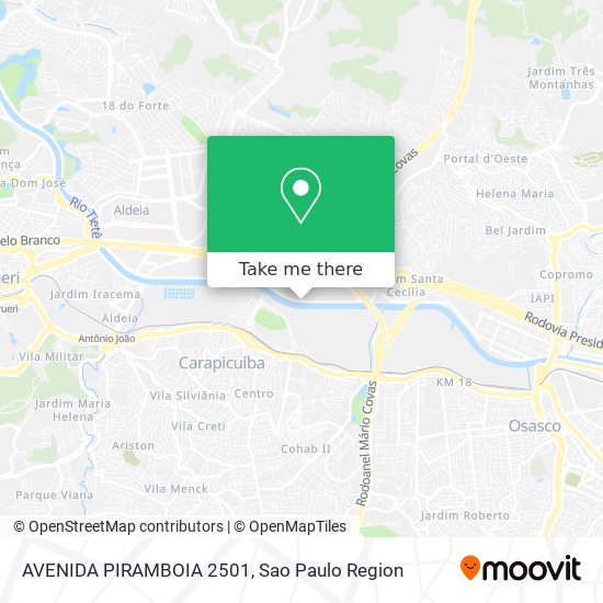 AVENIDA PIRAMBOIA 2501 map