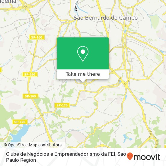 Mapa Clube de Negócios e Empreendedorismo da FEI