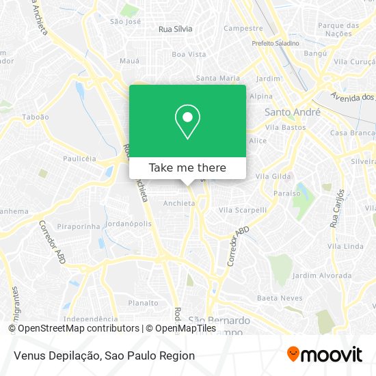 Venus Depilação map