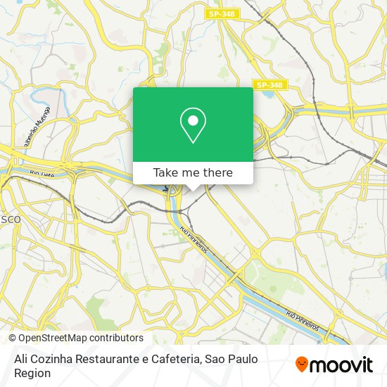 Ali Cozinha Restaurante e Cafeteria map