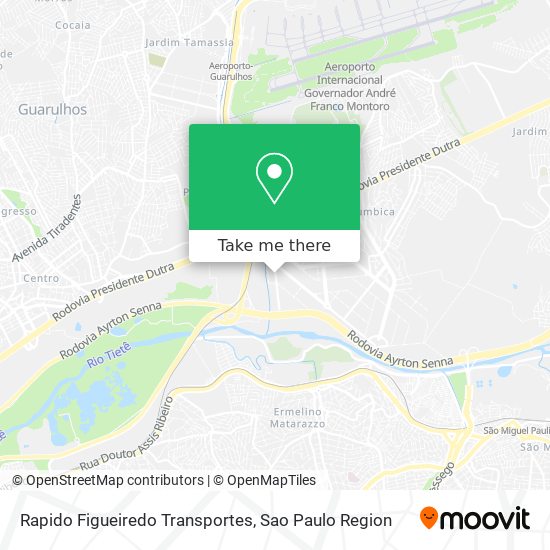 Rapido Figueiredo Transportes map