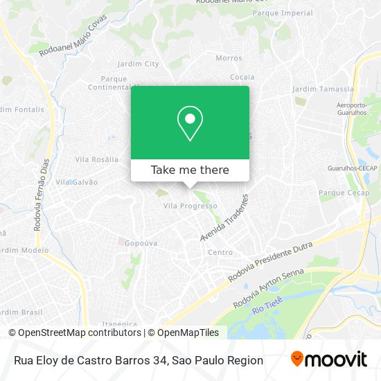 Rua Eloy de Castro Barros 34 map
