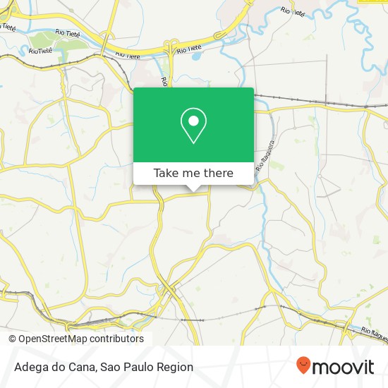 Adega do Cana map