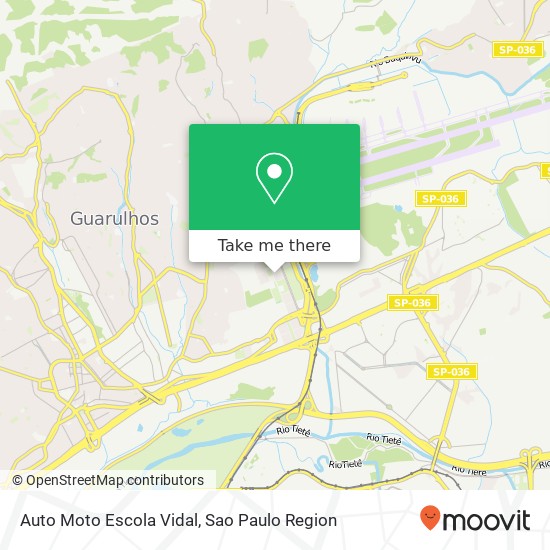 Auto Moto Escola Vidal map