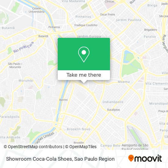 Showroom Coca-Cola Shoes map