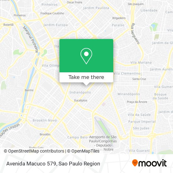 Avenida Macuco 579 map