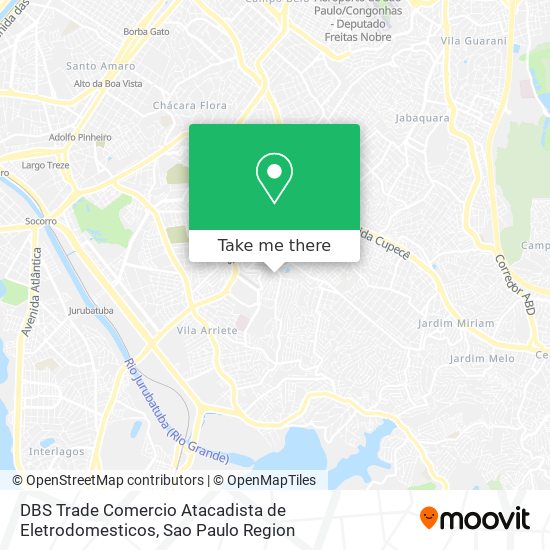 DBS Trade Comercio Atacadista de Eletrodomesticos map