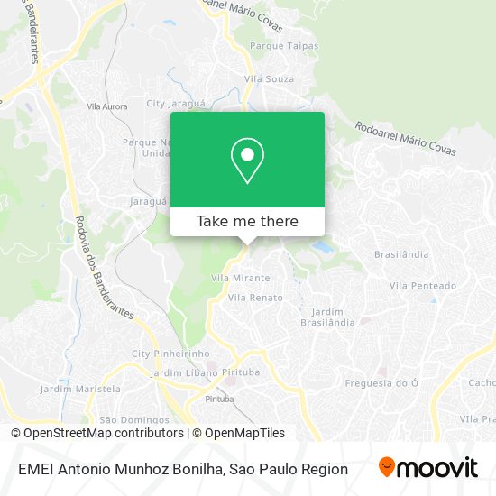 EMEI Antonio Munhoz Bonilha map