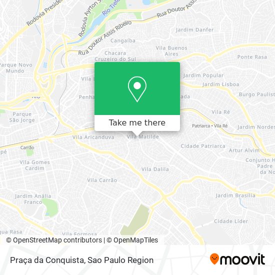 Praça da Conquista map