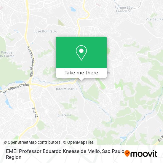 EMEI Professor Eduardo Kneese de Mello map