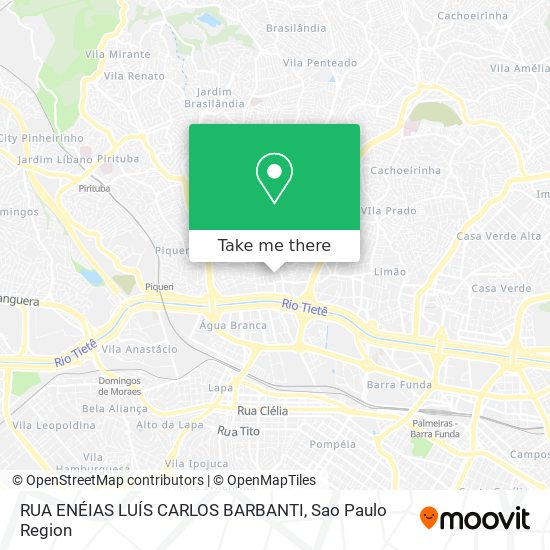 RUA ENÉIAS LUÍS CARLOS BARBANTI map