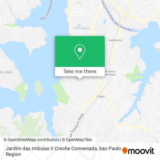 Mapa Jardim das Imbuias II Creche Conveniada