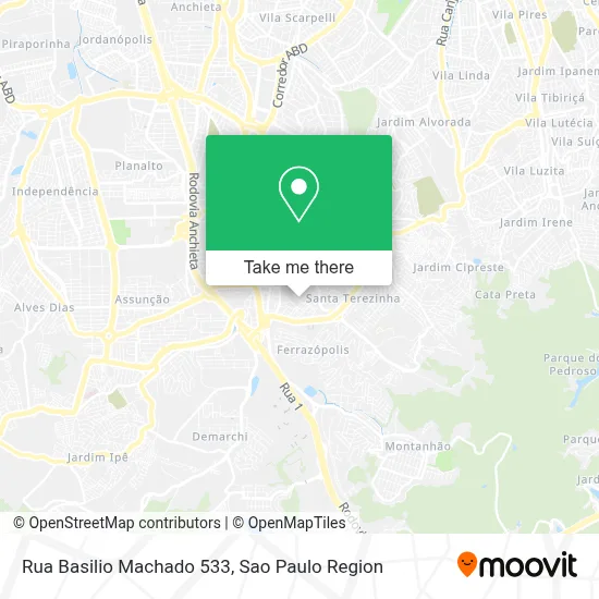 Rua Basilio Machado 533 map
