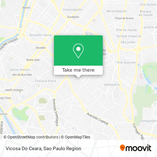 Vicosa Do Ceara map