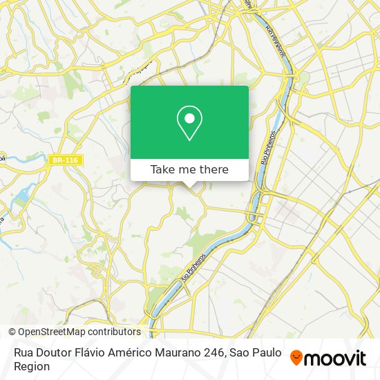 Rua Doutor Flávio Américo Maurano 246 map