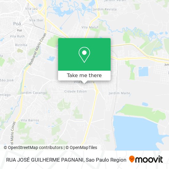 RUA JOSÉ GUILHERME PAGNANI map