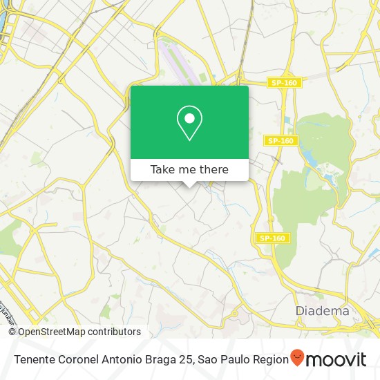 Tenente Coronel Antonio Braga 25 map