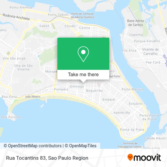 Rua Tocantins 83 map