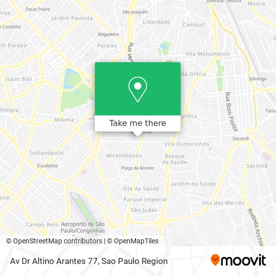 Av  Dr  Altino Arantes  77 map