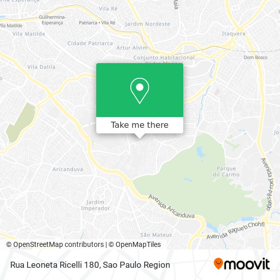 Mapa Rua Leoneta Ricelli 180