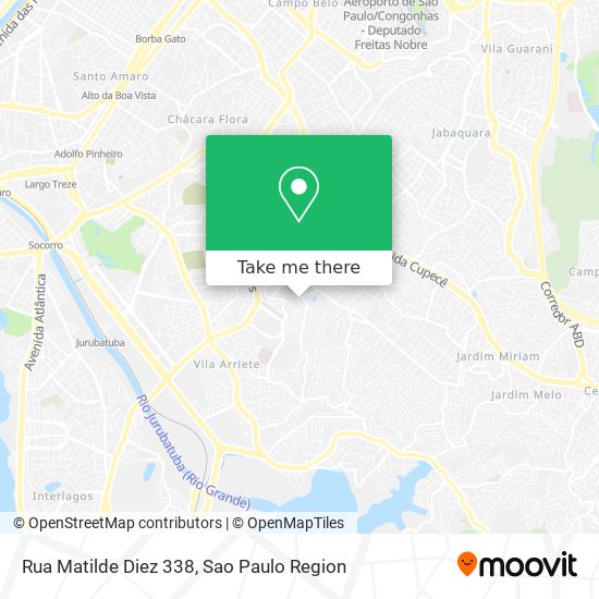 Rua Matilde Diez 338 map