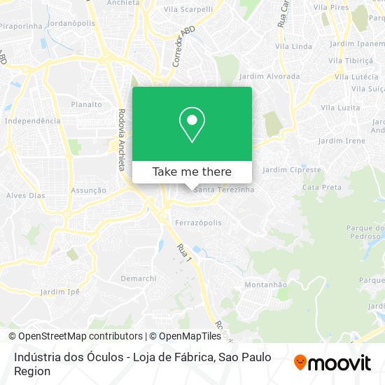 Indústria dos Óculos - Loja de Fábrica map