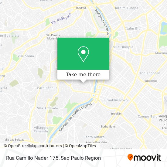 Rua Camillo Nader 175 map