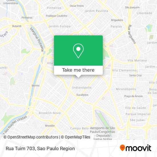 Mapa Rua Tuim 703